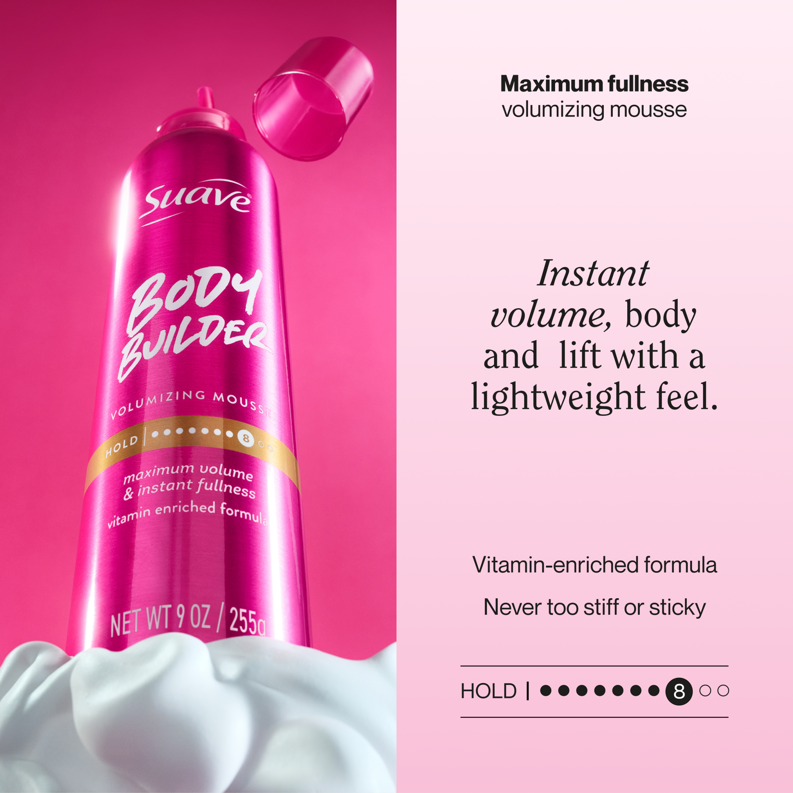 Body Builder Volumizing Hair Mousse - Image 3