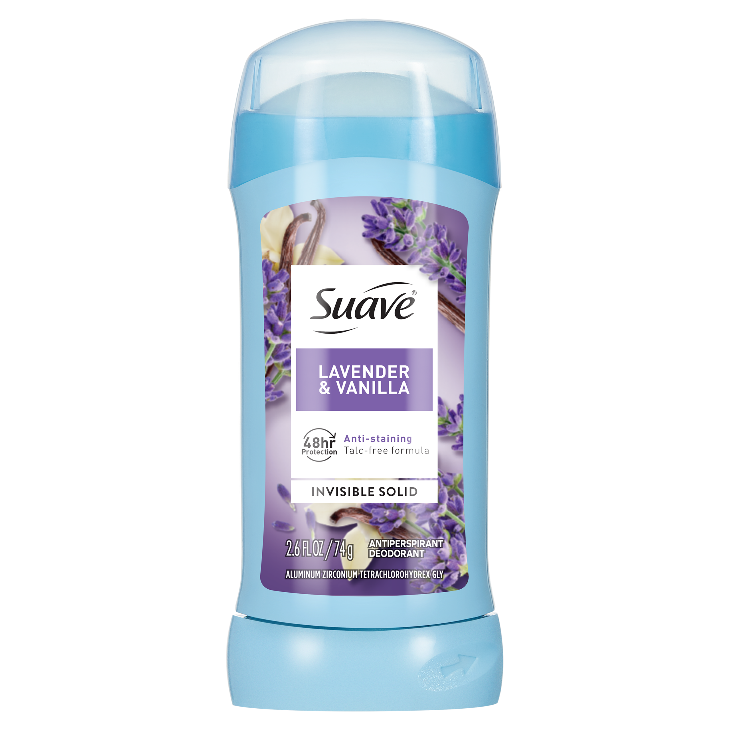 Lavender & Vanilla Invisible Solid Antiperspirant Deodorant Stick