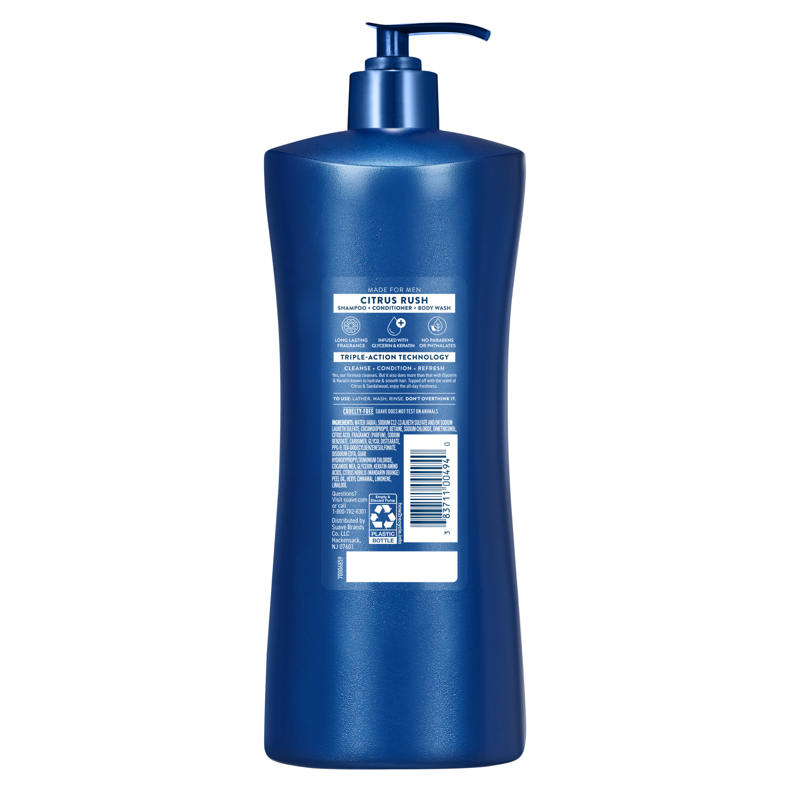 Men's Citrus Rush 3-in-1 Shampoo. Conditioner. & Body Wash - Image 10