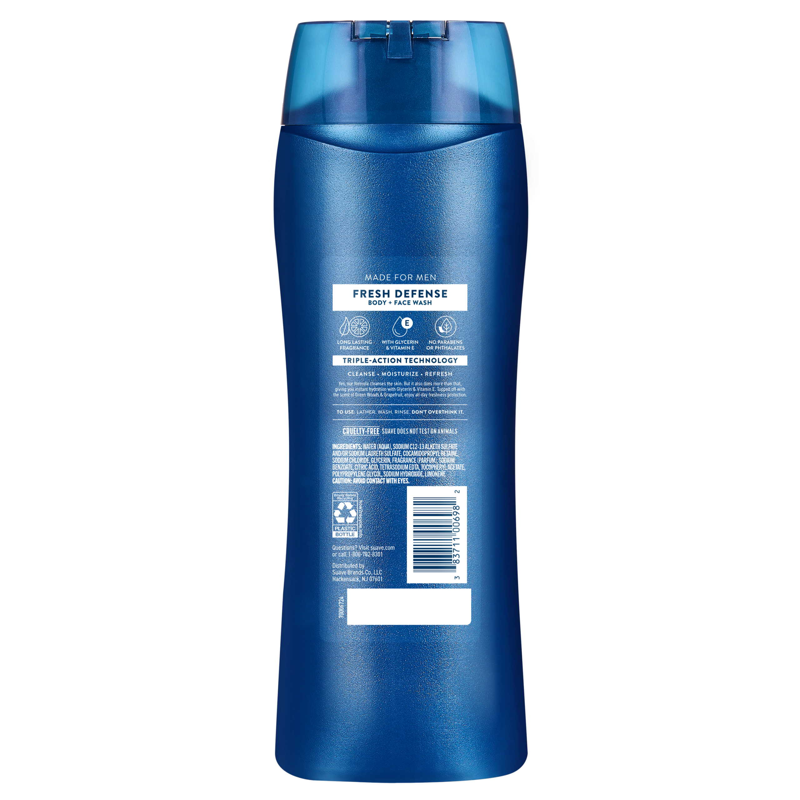 Men's Fresh Defense Body + Face Wash - Image 8